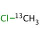 Chloromethane-13C (CAS 19961-13-8) - chemical structure image