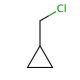 (Chloromethyl)cyclopropane (CAS 5911-08-0) - chemical structure image