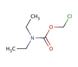 Chloromethyl Diethylcarbamate - chemical structure image