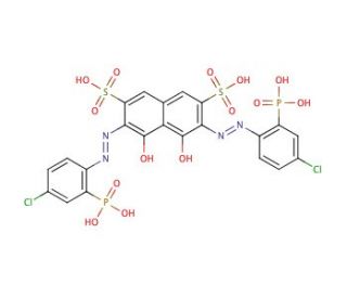 Chlorophosphonazo III (CAS 1914-99-4) - chemical structure image