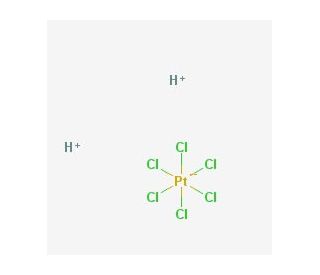 Chloroplatinic acid (CAS 26023-84-7) - chemical structure image