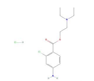 Chloroprocaine Hydrochloride (CAS 3858-89-7) - chemical structure image