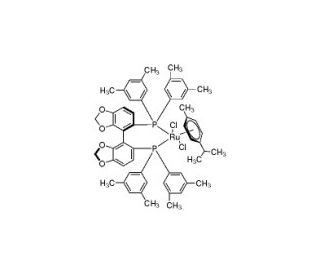 Chloro[(R)-(&plus;)-5,5&prime;-bis[di(3,5-xylyl)phosphino]-4,4&prime;-bi-1,3-benzodioxole](p-cymene)ruthenium(II) chloride (CAS 944451-30-3) -