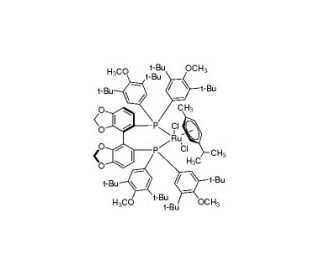 Chloro[(R)-(&minus;)5,5&prime;-bis[bis(3,5-di-tert-butyl-4-methoxyphenyl)phosphino]-4,4&prime;-bi-1,3-benzodioxole](p-cymene)ruthenium(II) chlo