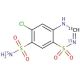 Chlorothiazide-13C,15N2 (CAS 1189440-79-6) - chemical structure image