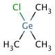 Chlorotrimethylgermane (CAS 1529-47-1) - chemical structure image