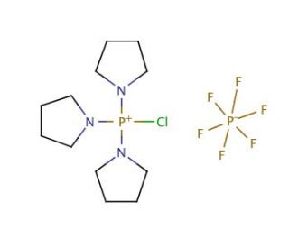 Chlorotripyrrolidinophosphonium hexafluorophosphate (CAS 133894-48-1) - chemical structure image