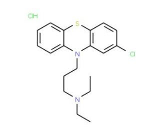 Chlorproethazine Hydrochloride (CAS 4611-02-3) - chemical structure image