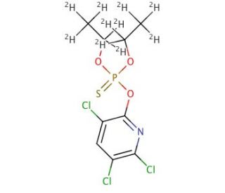 Chlorpyrifos-diethyl-d10 (CAS 285138-81-0) - chemical structure image