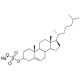 Cholesterol 3-sulfate sodium salt (CAS 2864-50-8) - chemical structure image