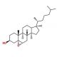 Cholesterol 5α,6α-epoxide (CAS 1250-95-9) - chemical structure image