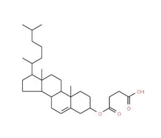 Cholesteryl Hydrogen Succinate (CAS 1510-20-9) - chemical structure image