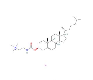 Cholesteryl N-(trimethylammonioethyl)carbamate Iodide (CAS 188022-80-2) - chemical structure image