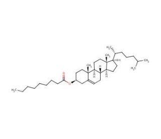 Cholesteryl pelargonate (CAS 1182-66-7) - chemical structure image