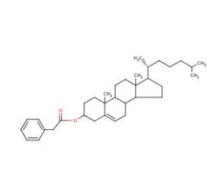 Cholesteryl phenylacetate (CAS 33998-26-4) - chemical structure image