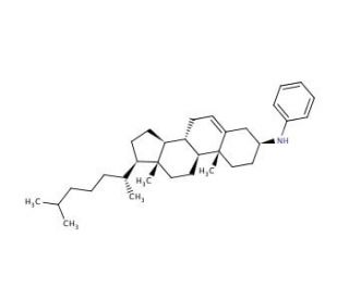 Cholesterylaniline (CAS 7510-04-5) - chemical structure image