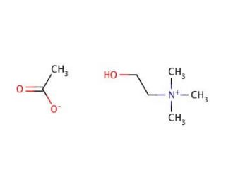 Cholin acetate (CAS 14586-35-7) - chemical structure image