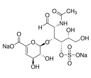 Chondroitin disaccharide &Delta;di-4S sodium salt (CAS 136144-56-4) - chemical structure image