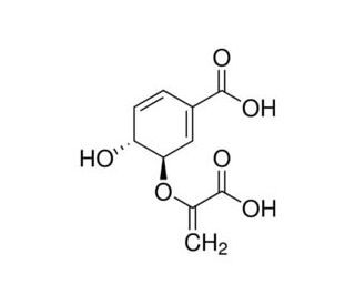Chorismic acid (CAS 617-12-9) - chemical structure image