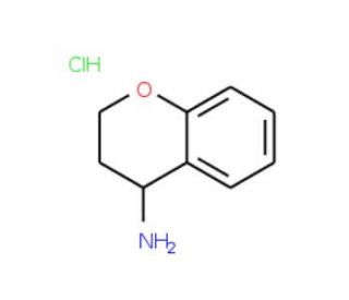 Chroman-4-ylamine hydrochloride (CAS 90609-63-5) - chemical structure image