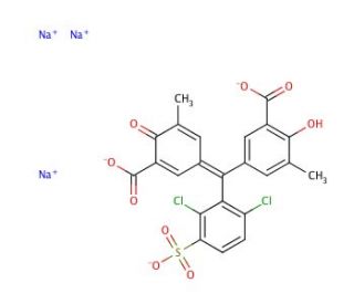 Chromeazurol S (CAS 1667-99-8) - chemical structure image