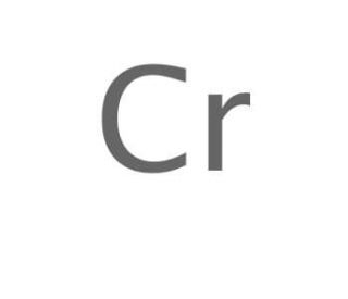 Chromium (CAS 7440-47-3) - chemical structure image