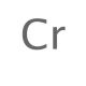 Chromium (CAS 7440-47-3) - chemical structure image