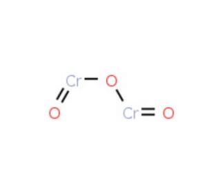 Chromium(III) oxide (CAS 1308-38-9) - chemical structure image