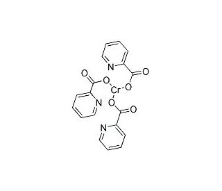 Chromium Picolinate (CAS 14639-25-9) - chemical structure image