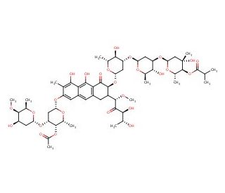 Chromomycin A2 (CAS 6992-70-7) - chemical structure image