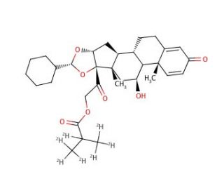 Ciclesonide-d7 (CAS 1225382-70-6) - chemical structure image