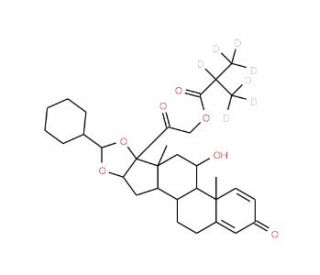 Ciclesonide Labeled d7 (CAS 126544-47-6 (unlabeled)) - chemical structure image
