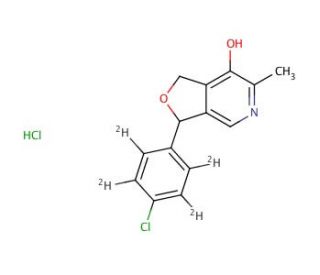 Cicletanine-d4 Hydrochloride - chemical structure image