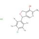 Cicletanine-d4 Hydrochloride - chemical structure image