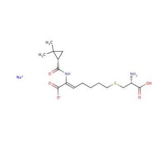 Cilastatin sodium (CAS 81129-83-1) - chemical structure image