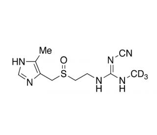 Cimetidine Sulfoxide-d3 (CAS 54237-72-8) - chemical structure image