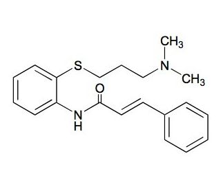 Cinanserin (CAS 1166-34-3) - chemical structure image