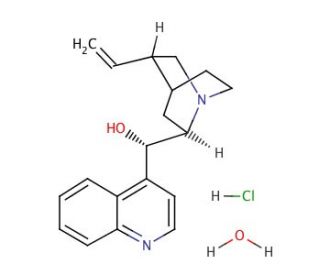 Cinchonine monohydrochloride hydrate (CAS 206986-88-1) - chemical structure image