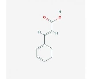 Cinnamic acid (CAS 621-82-9) - chemical structure image