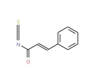 Cinnamoyl isothiocyanate (CAS 19495-08-0) - chemical structure image
