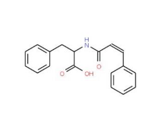 Cinnamoyl-(trans)-L-phenylalanine (CAS 4950-65-6) - chemical structure image