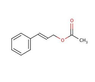 Cinnamyl acetate (CAS 103-54-8) - chemical structure image