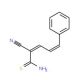 Cinnamylidencyanothioacetamide (CAS 91974-48-0) - chemical structure image