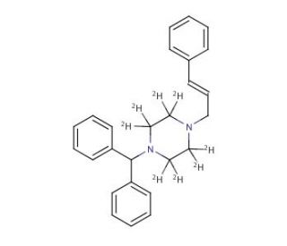 Cinnarizine-d8 (CAS 1185242-27-6) - chemical structure image