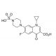 Ciprofloxacin Piperazinyl-N4-sulfate (CAS 105093-21-8) - chemical structure image