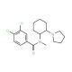 cis-(±)-3,4-Dichloro-N-Methyl-N-(2-[1-Pyrrolidinyl]Cyclo-Hexyl)Benzeneacetamide Hydrochloride (CAS 92953-41-8) - chemical str