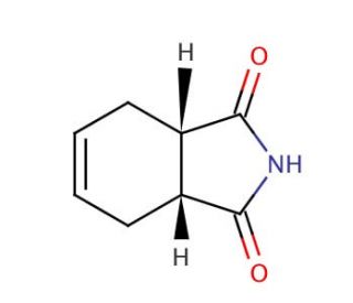 cis-1,2,3,6-Tetrahydrophthalimide (CAS 1469-48-3) - chemical structure image