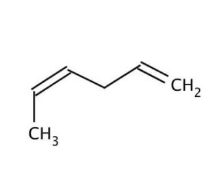 cis-1,4-Hexadiene (CAS 7318-67-4) - chemical structure image