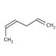 cis-1,4-Hexadiene (CAS 7318-67-4) - chemical structure image