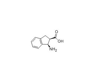 cis-1-Amino-indan-2-carboxylic acid (CAS 135053-20-2) - chemical structure image
